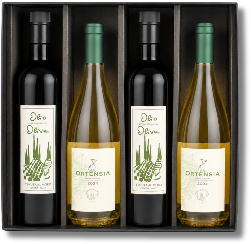 Blanco y aceite