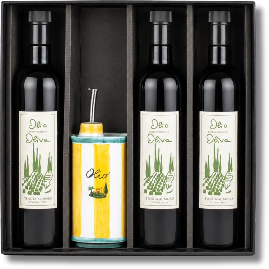 Aceite y cerámica