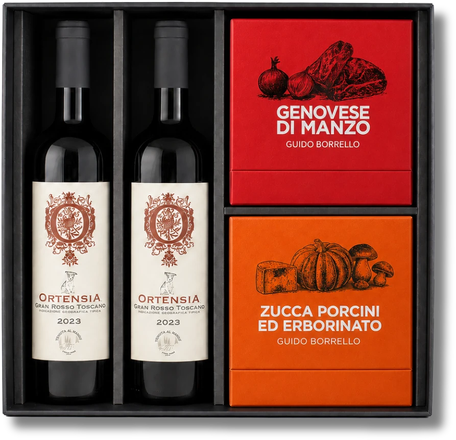 Dos tintos y sabores de la tierra